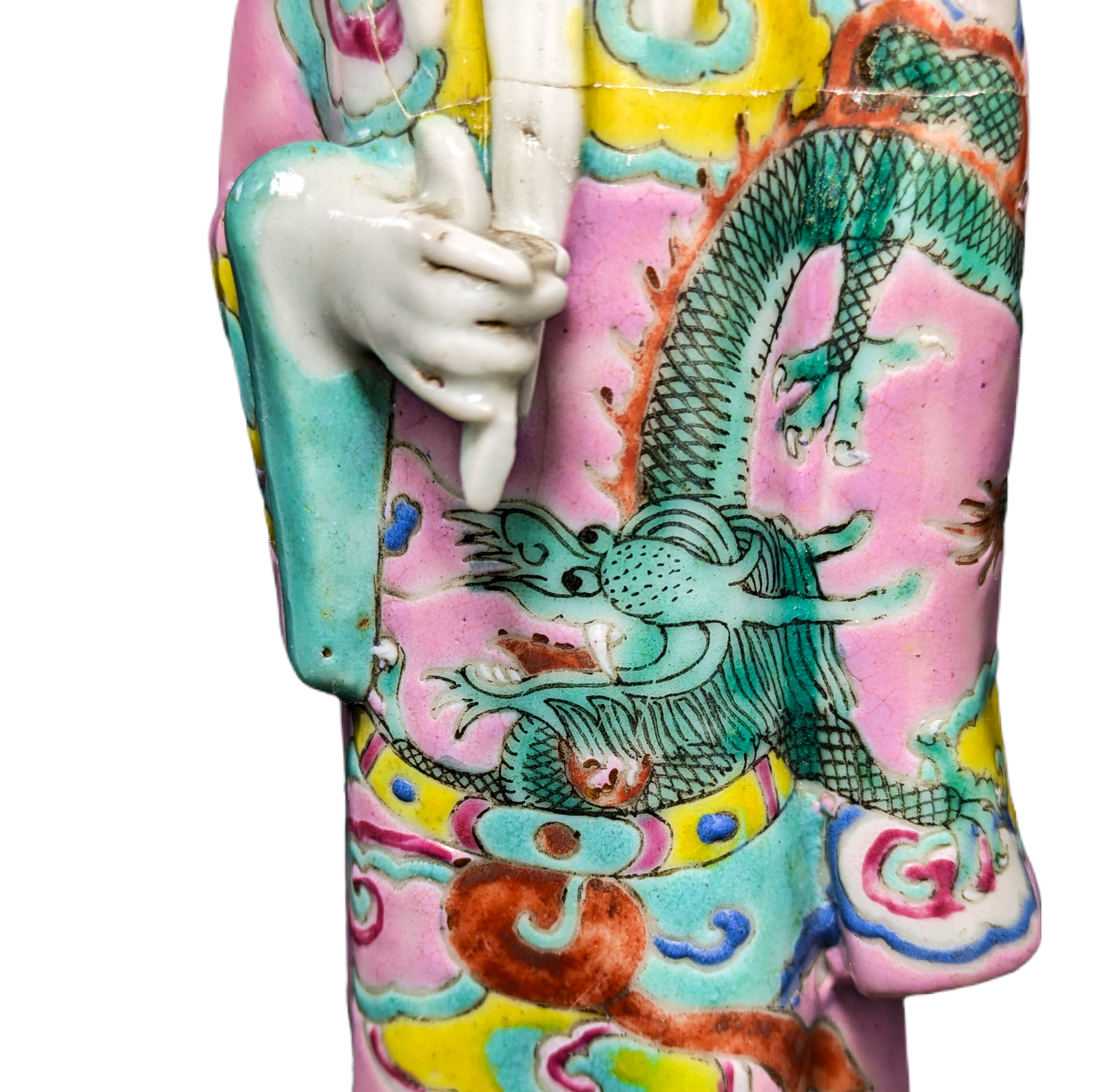 Pareja de Inmortales Compania de las Indias, China, Periodo Qianlong (1736-1795)