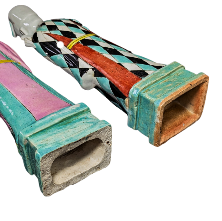 Pareja de Inmortales Compania de las Indias, China, Periodo Qianlong (1736-1795)