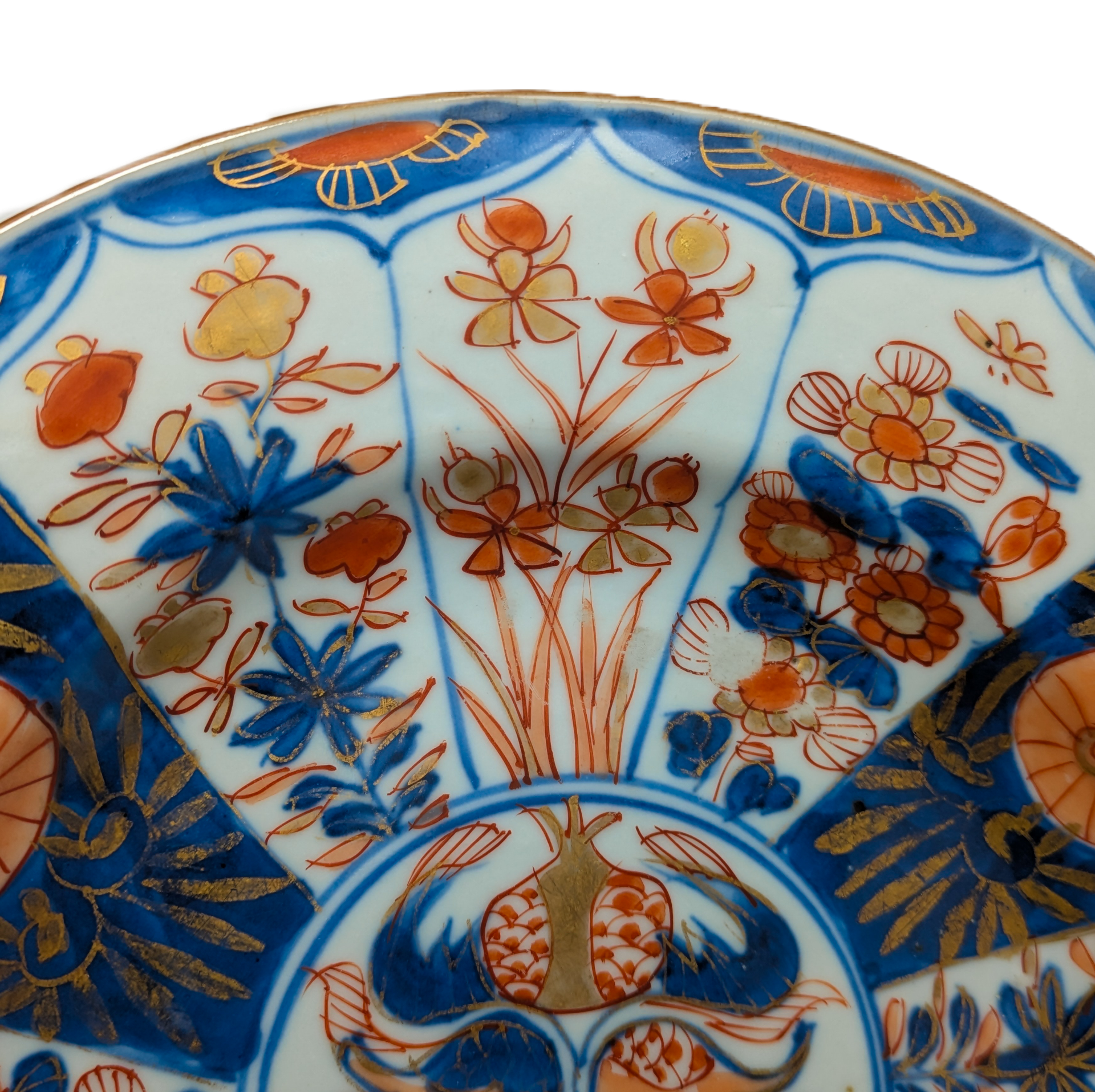 Plato Imari, China, Dinastía Qing, Periodo Kangxi (1662-1722)