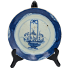 Plato Azul y Blanco, China, Dinastía Qing, Periodo Kangxi (1662-1722)
