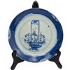 Plato Azul y Blanco, China, Dinastía Qing, Periodo Kangxi (1662-1722)