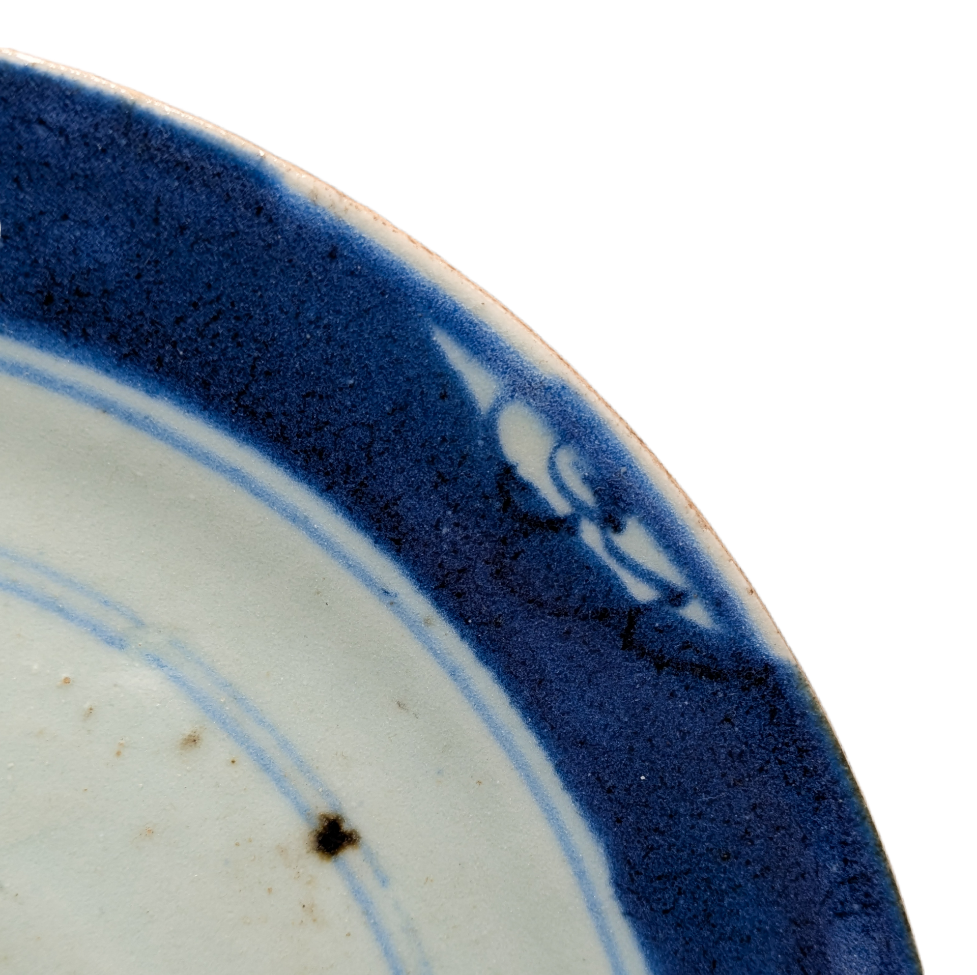 Plato Azul y Blanco, China, Dinastía Qing, Periodo Kangxi (1662-1722)