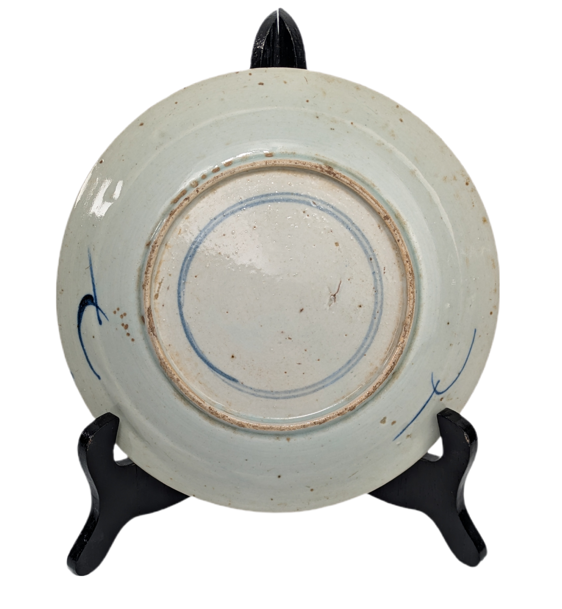 Plato Azul y Blanco, China, Dinastía Qing, Periodo Kangxi (1662-1722)