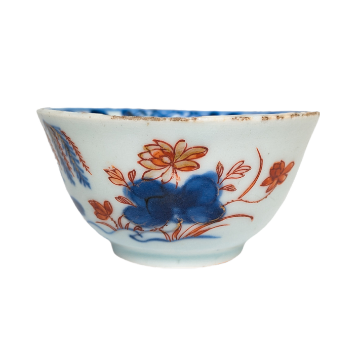 Copa de té Imari Willow, China, Dinastía Qing, Periodo Kangxi (1662-1722)