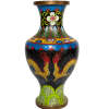 Jarrón de Cloisonné con dragones, China, Primera República China (1911-1949)