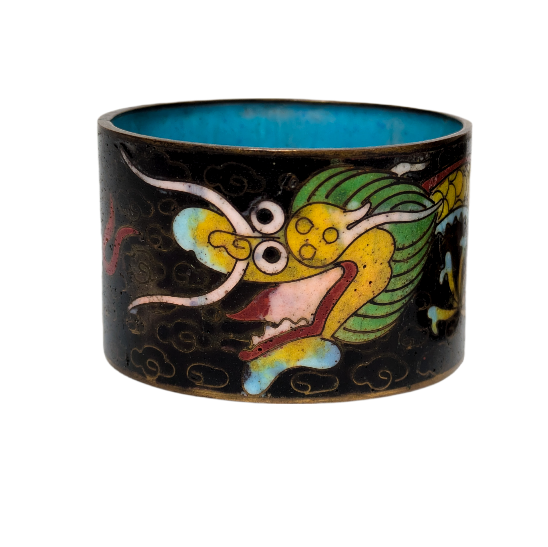 Aros para servilletas de cloisonné, China, Primera República China (1911-1949)