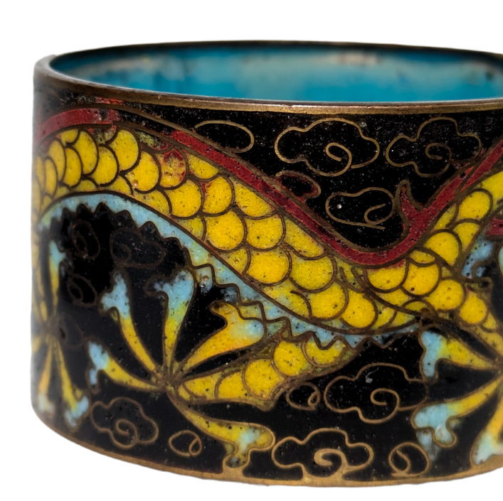 Aros para servilletas de cloisonné, China, Primera República China (1911-1949)