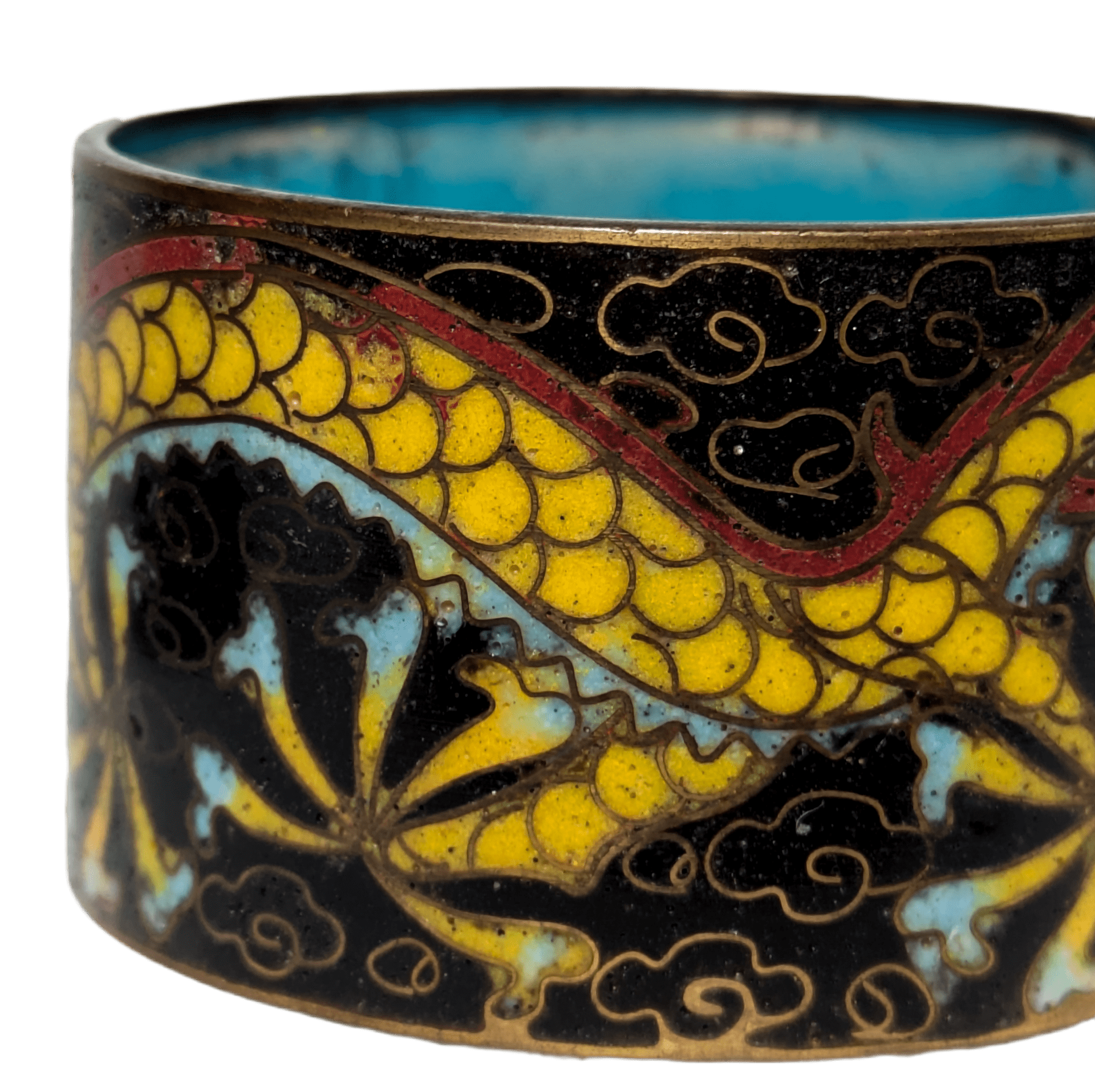 Aros para servilletas de cloisonné, China, Primera República China (1911-1949)