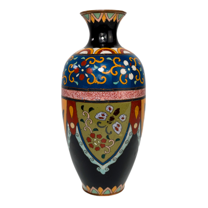 Jarrón de Cloisonné fenix, Japón, Periodo Meiji (1868-1911)