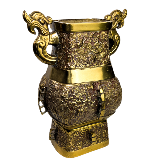 Vasija "Hu" de Diseño Hollywood Regency James Mont, Estados Unidos, c.1940