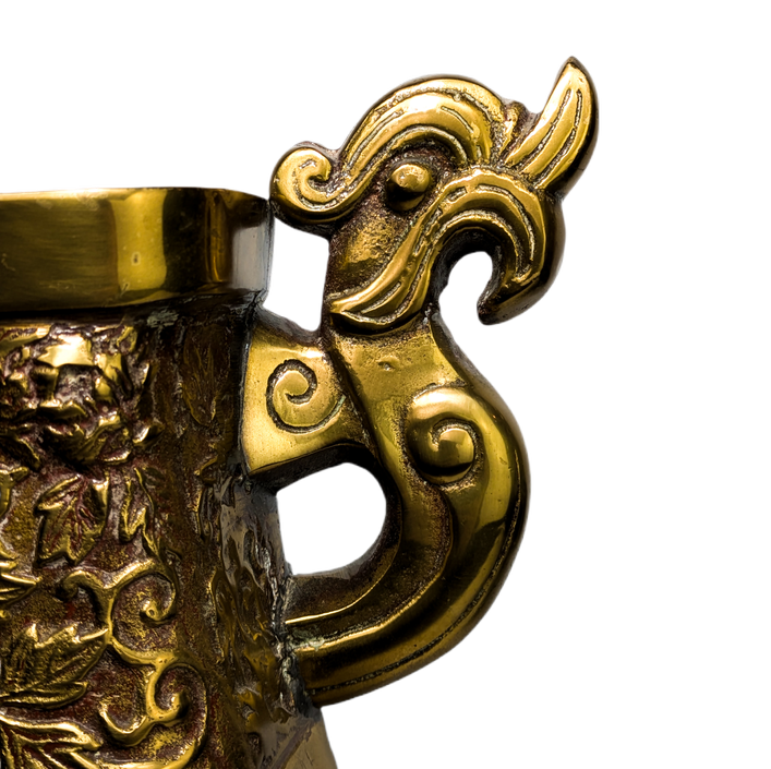 Vasija "Hu" de Diseño Hollywood Regency James Mont, Estados Unidos, c.1940