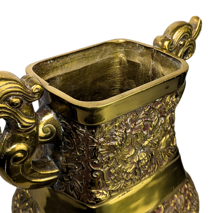 Vasija "Hu" de Diseño Hollywood Regency James Mont, Estados Unidos, c.1940