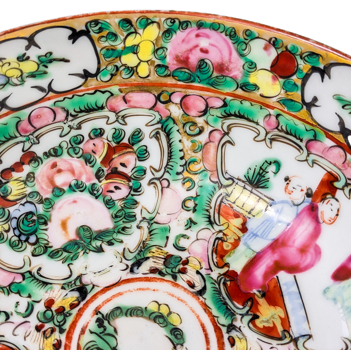 Cuenco Rose medallion Cantonés, China, primera República China (1911-1949)