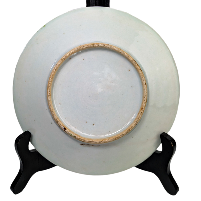 Plato Rose medallion Cantonés, China, Periodo Tongzhi (1861-1875)