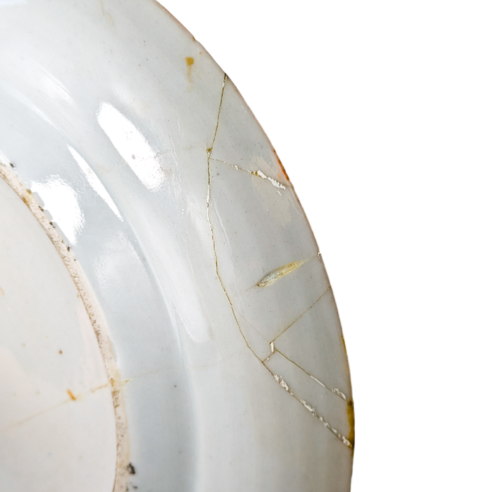 Plato Rose medallion Cantonés, China, Periodo Tongzhi (1861-1875)