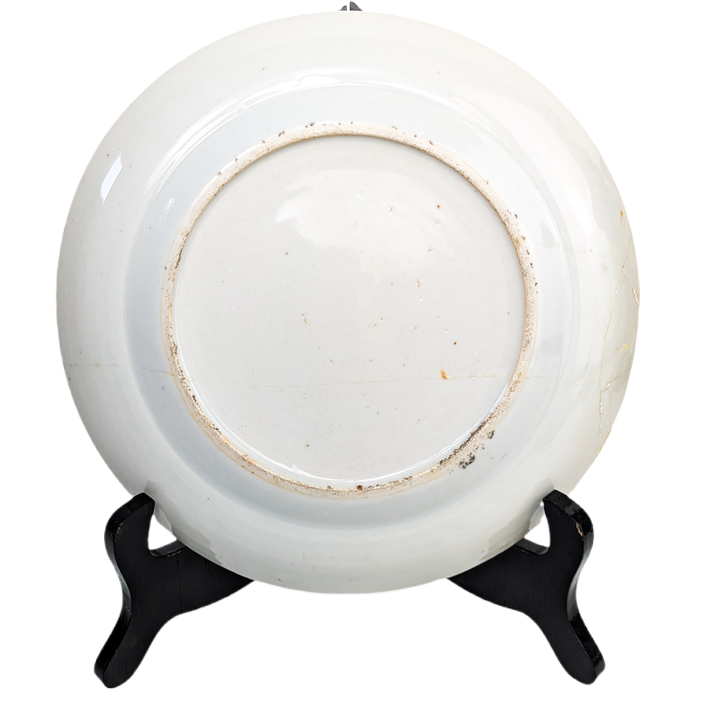 Plato Rose medallion Cantonés, China, Periodo Tongzhi (1861-1875)