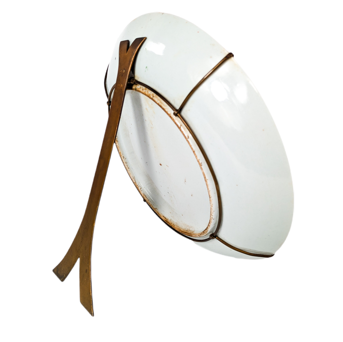 Plato Grande Rose medallion Cantonés, China, Periodo Tongzhi (1861-1875)