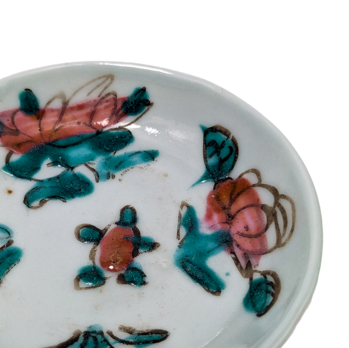 Recipiente Famille Rose Cantonés, China, Periodo Tongzhi (1861-1875)