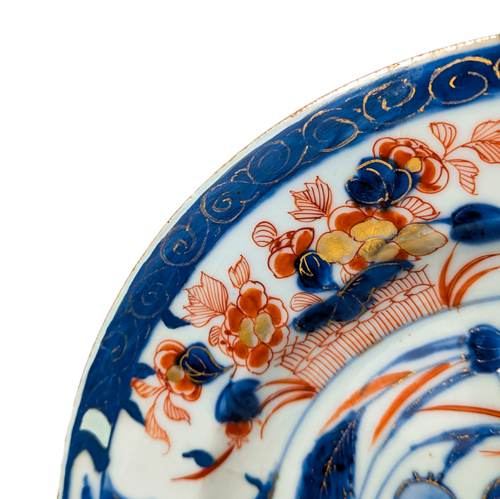 Plato Imari, China, Dinastía Qing, Periodo Kangxi (1662-1722)
