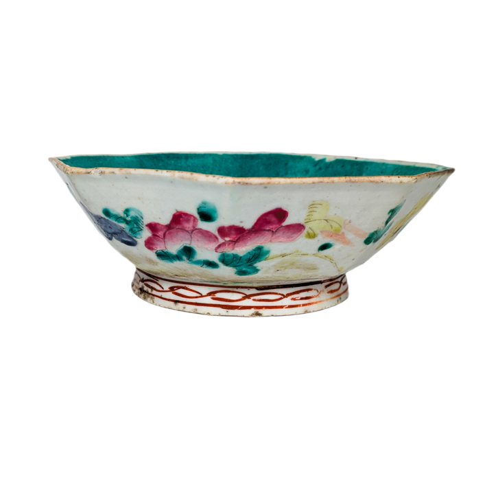 Copa de Ofrendas Peranakan Nyonya, China, Dinastía Qing, Periodo Tongzhi (1861-1875)
