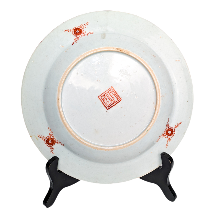 Plato Chino Clobbered, Periodo Kangxi (1662 -1722)