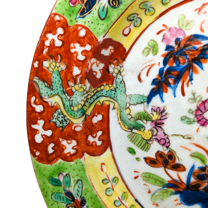 Plato Chino Clobbered, Periodo Kangxi (1662 -1722)