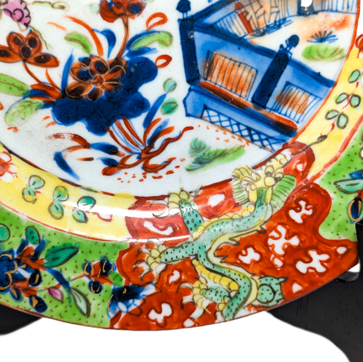 Plato Chino Clobbered, Periodo Kangxi (1662 -1722)