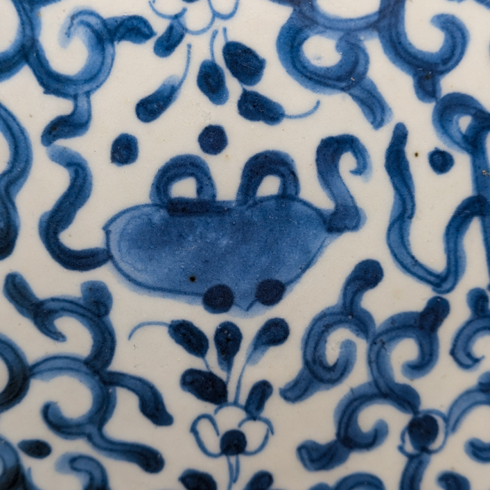 Plato Chino Azul y blanco, Periodo Kangxi (1662-1722)