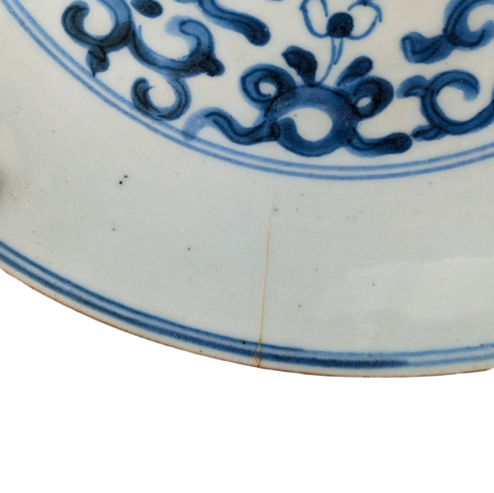 Plato Chino Azul y blanco, Periodo Kangxi (1662-1722)