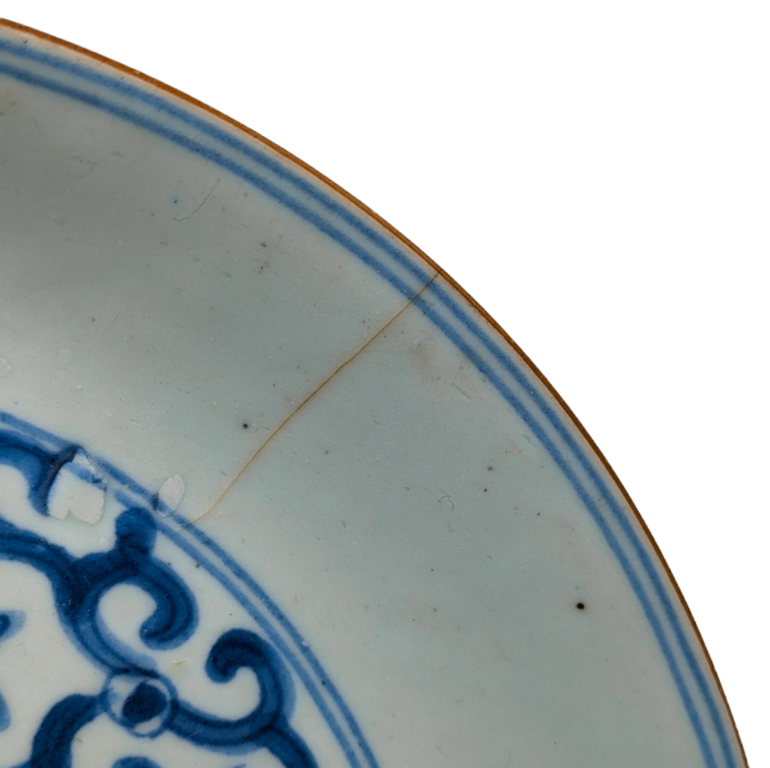 Plato Chino Azul y blanco, Periodo Kangxi (1662-1722)