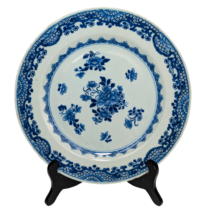 Plato Chino azul y blanco, Periodo Qianlong (1736-1795)