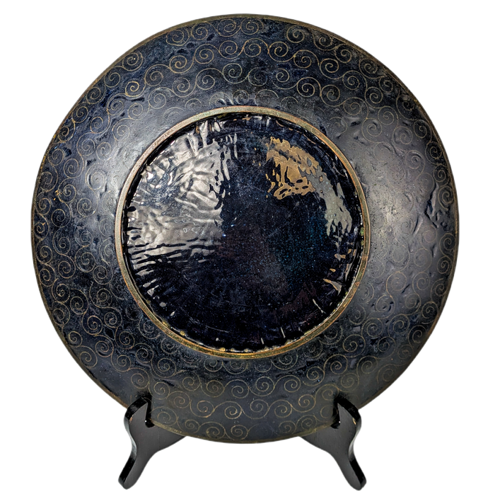 Plato Japonés de Cloisonné, Periodo Meiji (1868-1911)