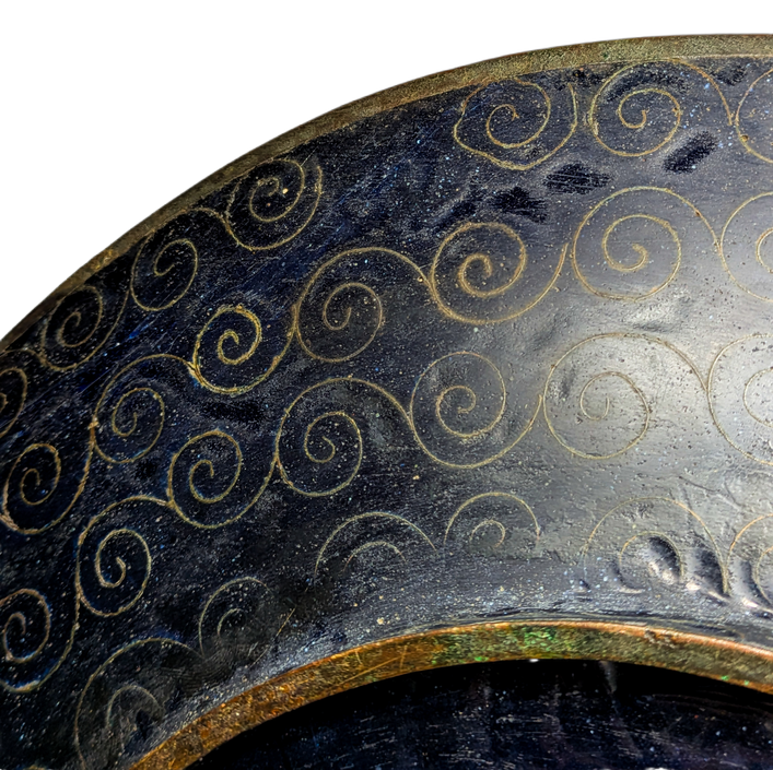 Plato Japonés de Cloisonné, Periodo Meiji (1868-1911)