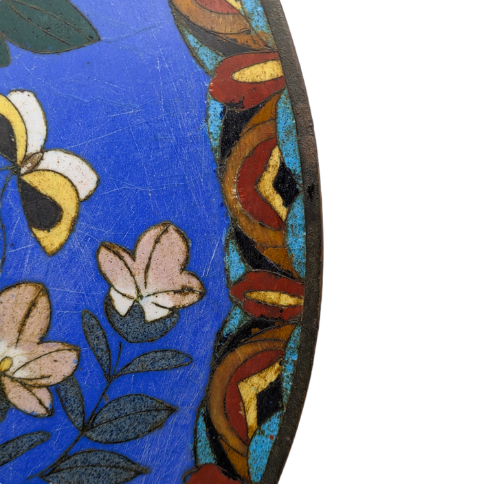 Plato Japonés de Cloisonné, Periodo Meiji (1868-1911)