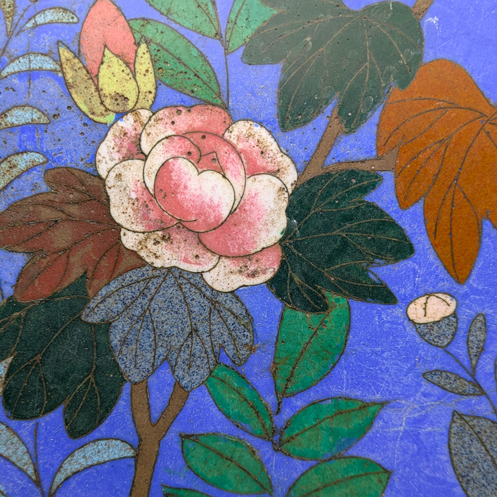 Plato Japonés de Cloisonné, Periodo Meiji (1868-1911)