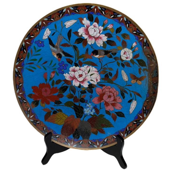 Plato Japonés de Cloisonné, Periodo Meiji (1868-1911)