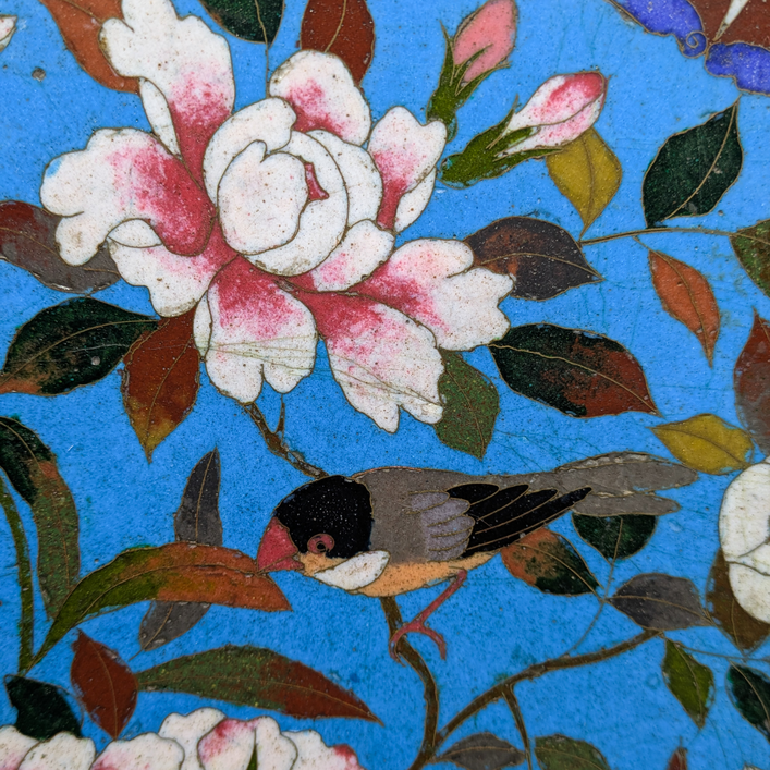 Plato Japonés de Cloisonné, Periodo Meiji (1868-1911)