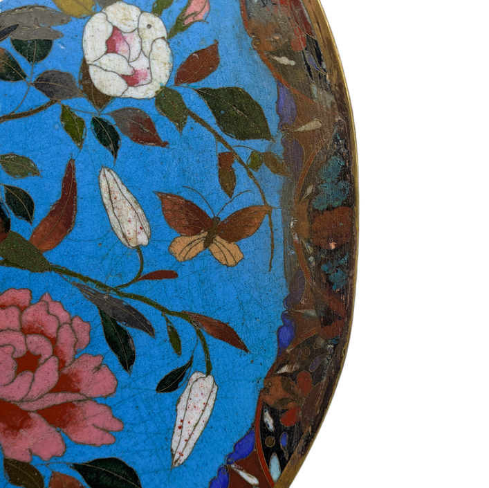 Plato Japonés de Cloisonné, Periodo Meiji (1868-1911)