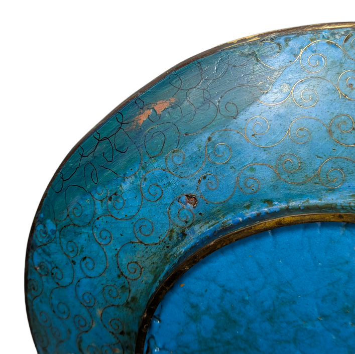 Plato Japonés de Cloisonné, Periodo Meiji (1868-1911)