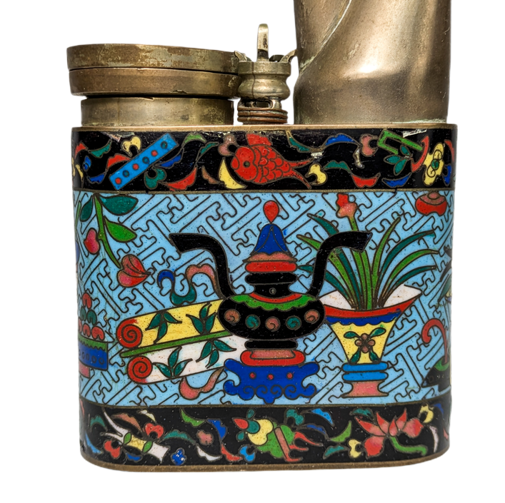 Pipa de opio China de cloisonné, Primera República de China (1911-1949)