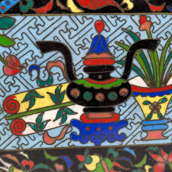 Pipa de opio China de cloisonné, Primera República de China (1911-1949)