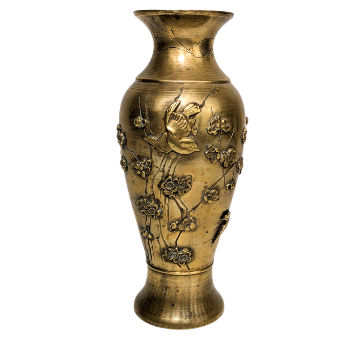 Jarrón Japonés de bronce, Periodo Meiji (1868-1911)