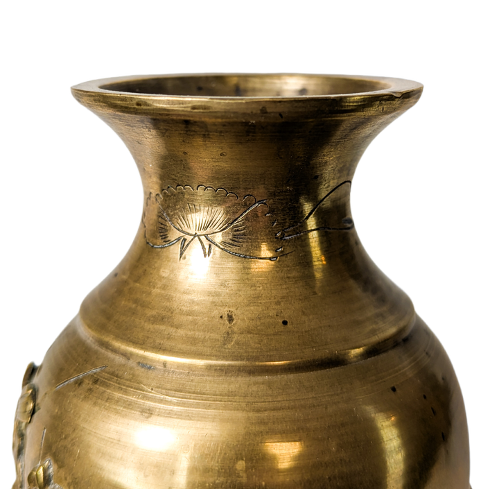 Jarrón Japonés de bronce, Periodo Meiji (1868-1911)