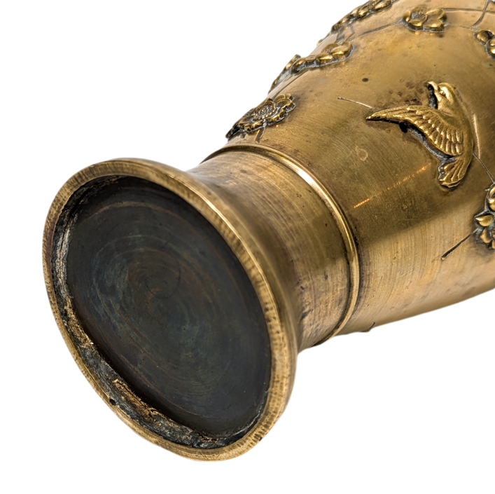 Jarrón Japonés de bronce, Periodo Meiji (1868-1911)