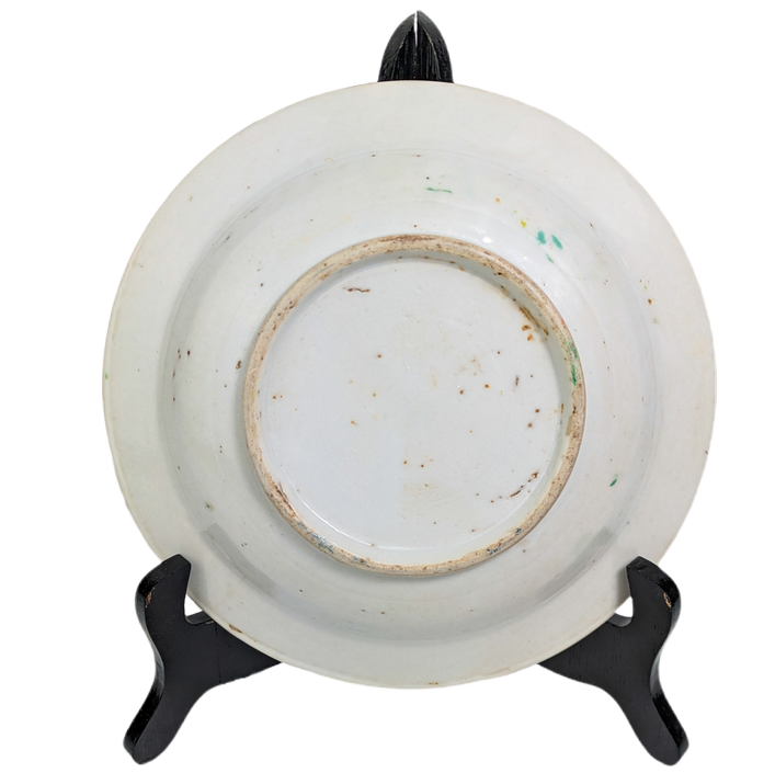 Plato Chino Bencharong, para el Sudeste asiático, Periodo Qianlong (1736-1795)