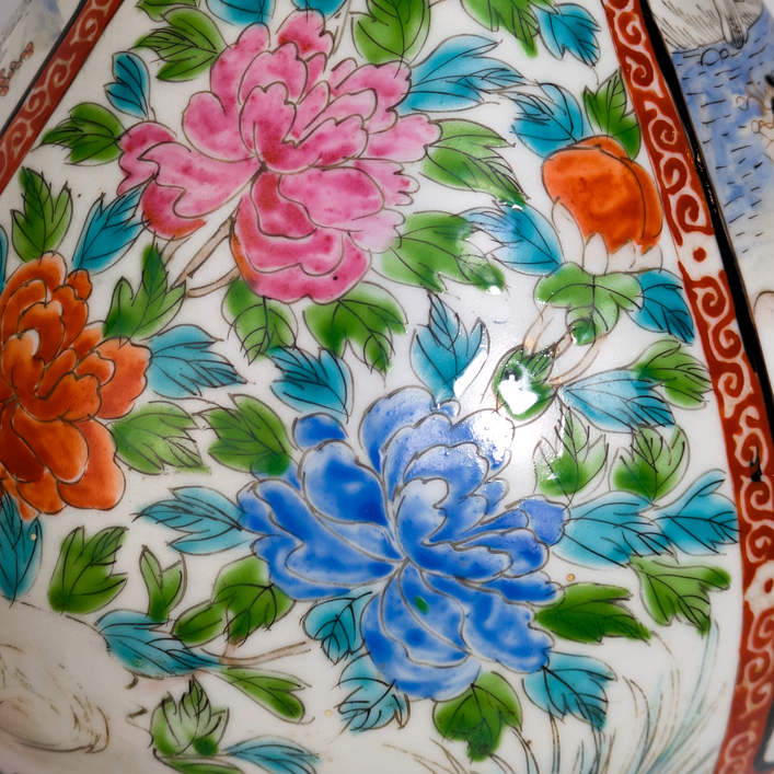 Jarrón Japonés Arita, Periodo Meiji (1868-1911)