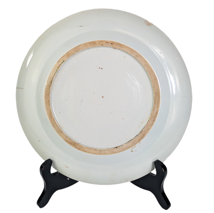 Plato Chino Rose Medallion, Periodo Guangxu (1875-1908)