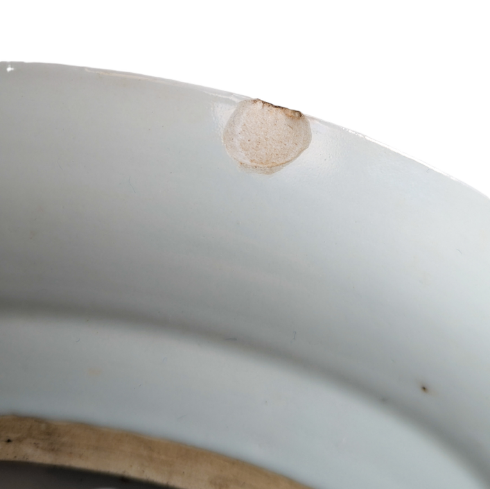 Plato Chino Rose Medallion, Periodo Guangxu (1875-1908)