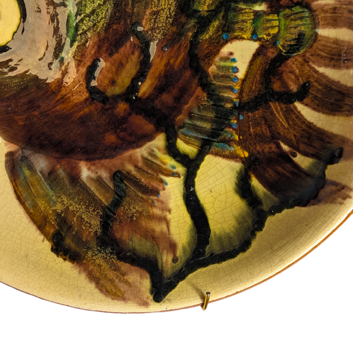 Plato de cerámica Catalana de Puigdemont, España c.1980