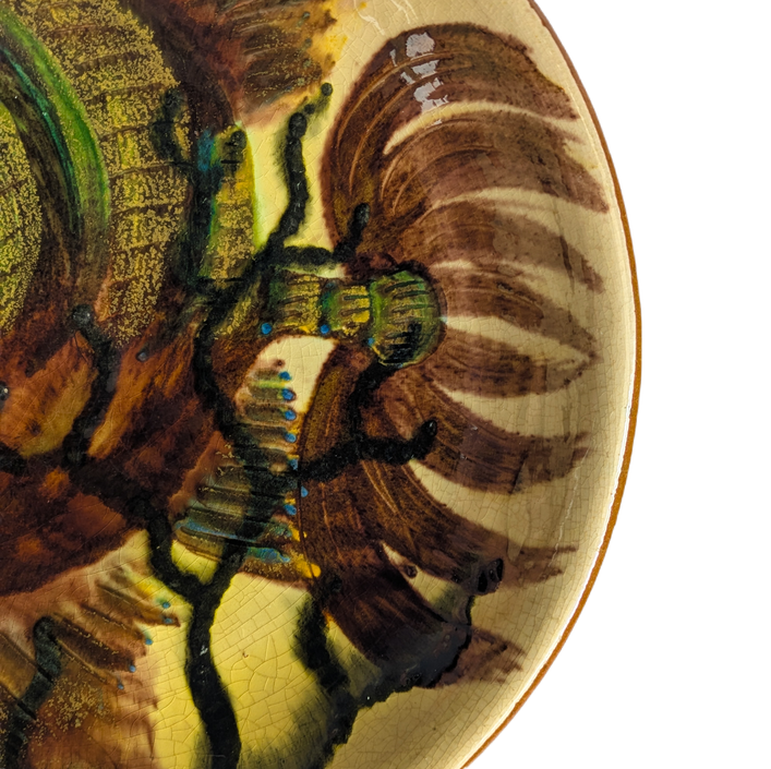 Plato de cerámica Catalana de Puigdemont, España c.1980